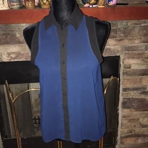 Blue sheet button down